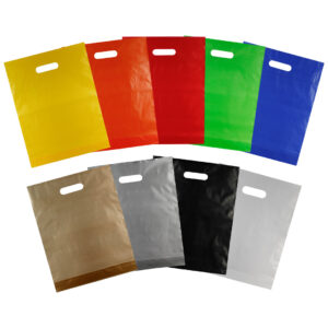 Sacola Alça Vazada PEAD com Sanfona