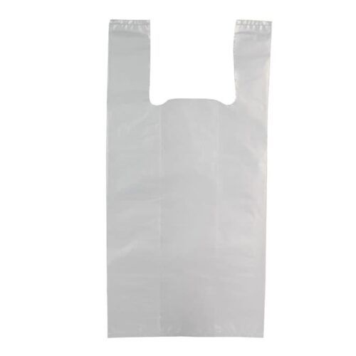 Sacola Alça Camiseta PEAD (Branca)